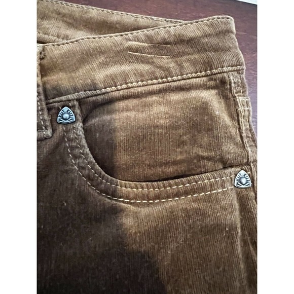 KUT From The Kloth Corduroy Pants Diana Skinny Size 8 Brown GUC - Picture 3 of 12